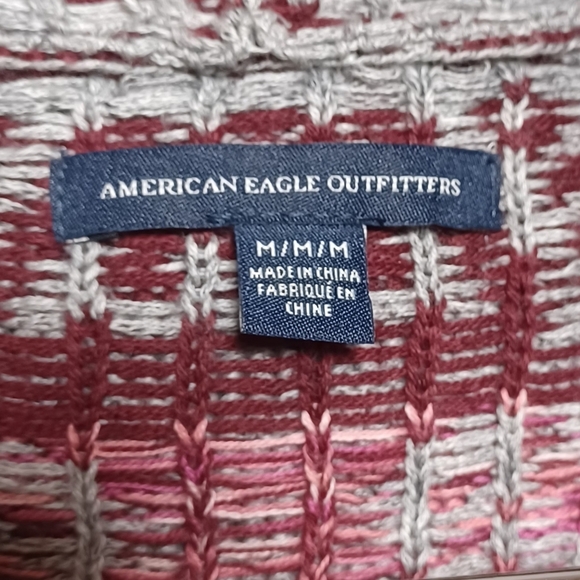 American Eagle Outfitters Women’s Cotton Southwest Knit Boho Hoodie Size Medium - Picture 6 of 10